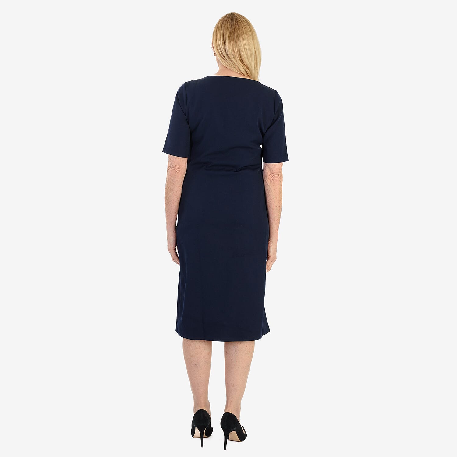 Ansh London Classic Dress (Size 14) - Navy