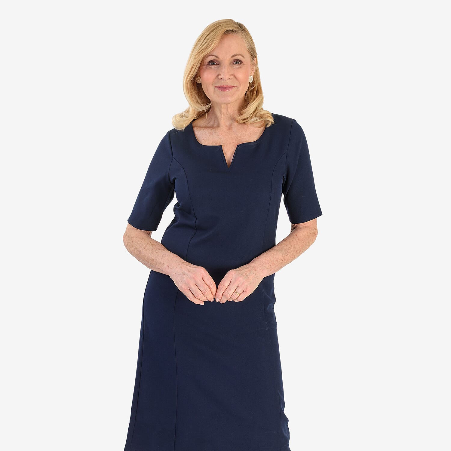 Ansh London Classic Dress (Size 18) - Navy