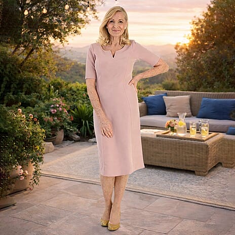 Ansh London Classic Dress (Size 18) - Pink