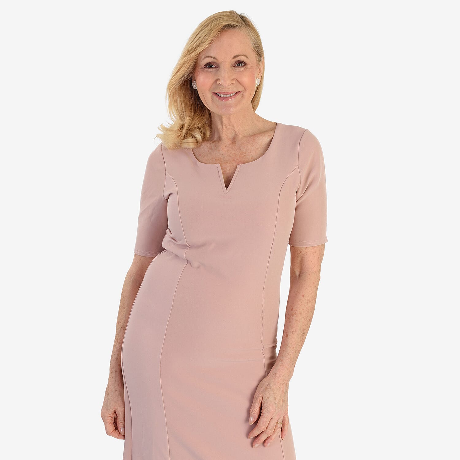 Ansh London Classic Dress (Size 18) - Pink