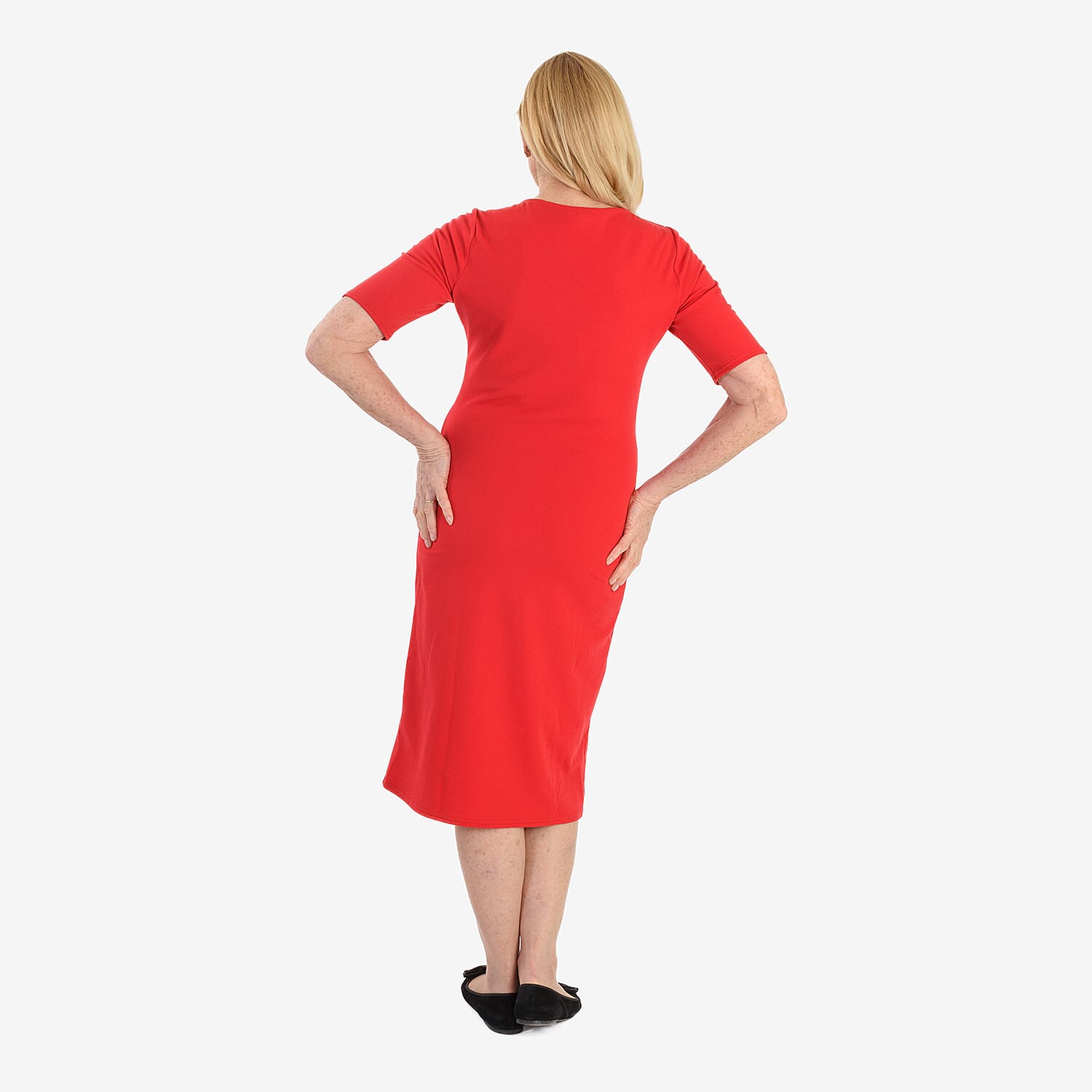 Ansh London Classic Dress (Size 16) - Red