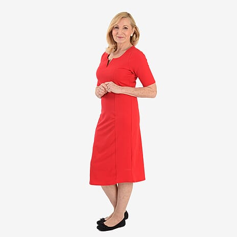 Ansh London Classic Dress (Size 18) - Red