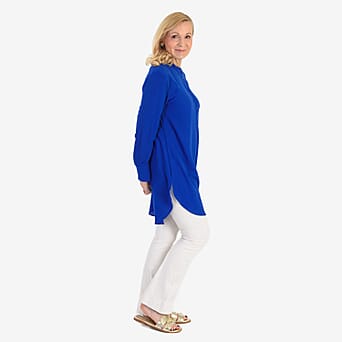 https://tjcuk.sirv.com/Products/85/4/8547001/Marina-Kaneva-Button-Down-Shirt-Size-14-Royal-Blue_8547001_2.jpg?w=342&h=342