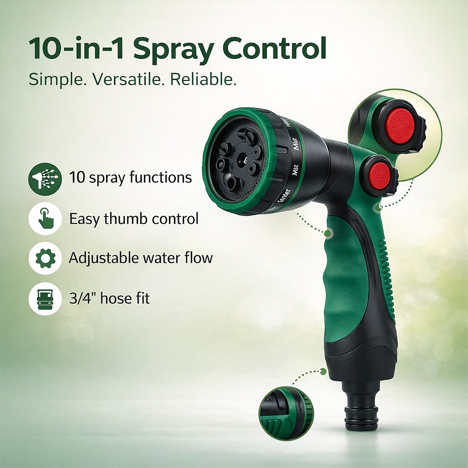 Dekton-Easy-Use-10-Function-Spray-Nozzle-Green