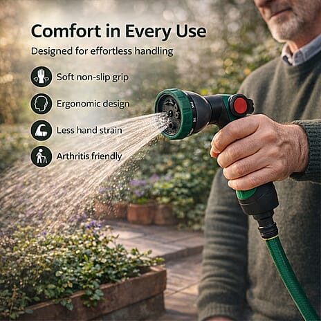 DEKTON Easy Use 10 Function Spray Nozzle - Green