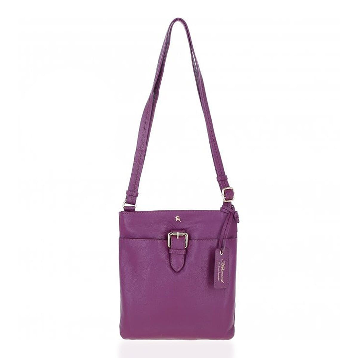 Ashwood Buckle Crossbody Bag - Rasberry