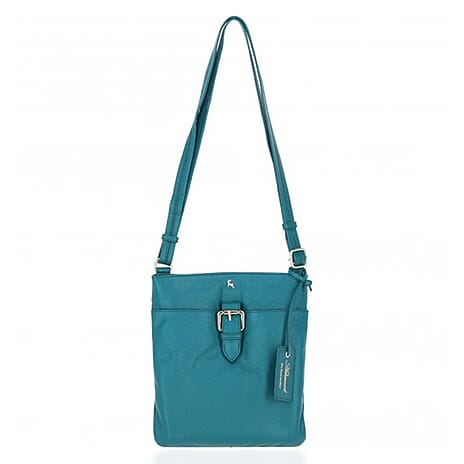 Ashwood Buckle Crossbody Bag - Deep Lake