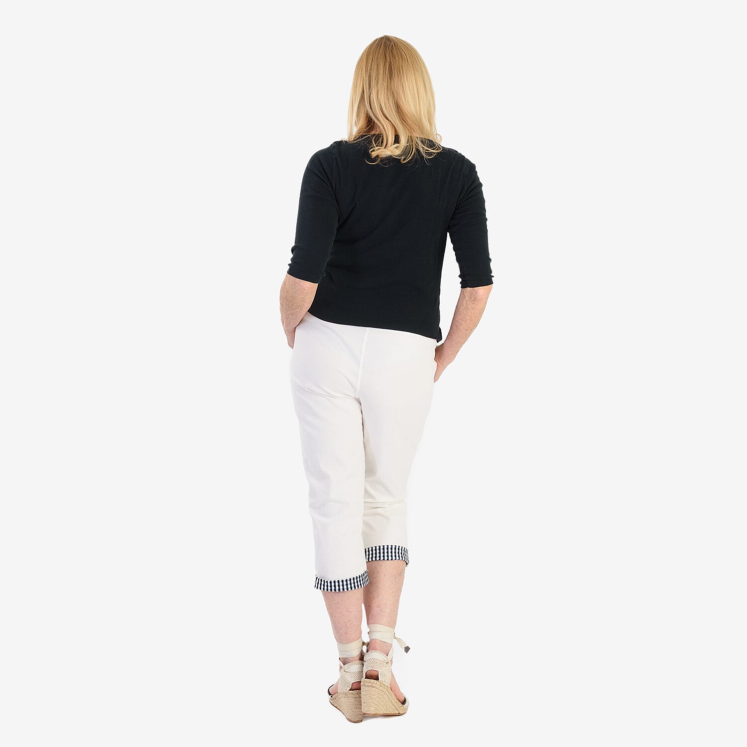 Pure And Natural Cotton Trousers With 21Inch Inseam 