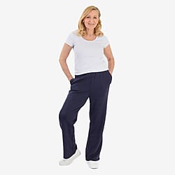 Pure And Natural Elastcated Waist Band Stripe Trousres 