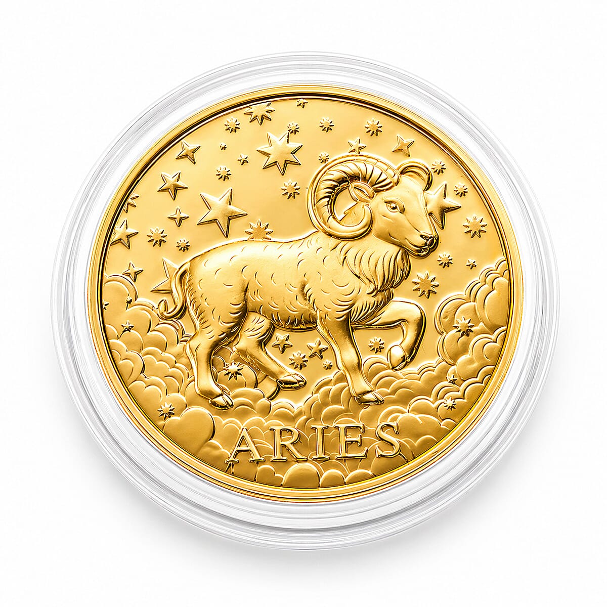 Celestial Zodiac Collection - Aries 24k Gold Coin Collectibles