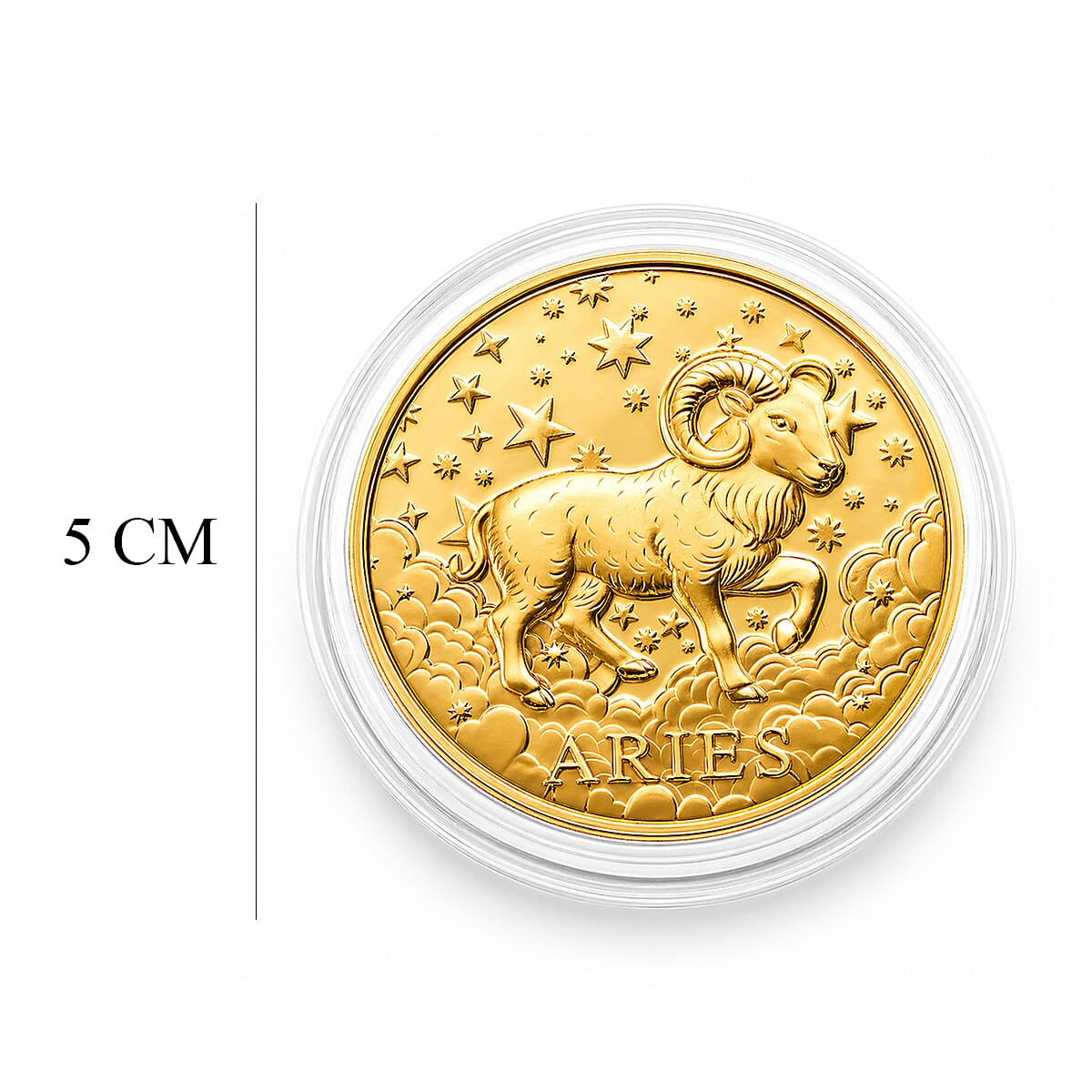 Celestial Zodiac Collection - Aries 24k Gold Coin Collectibles