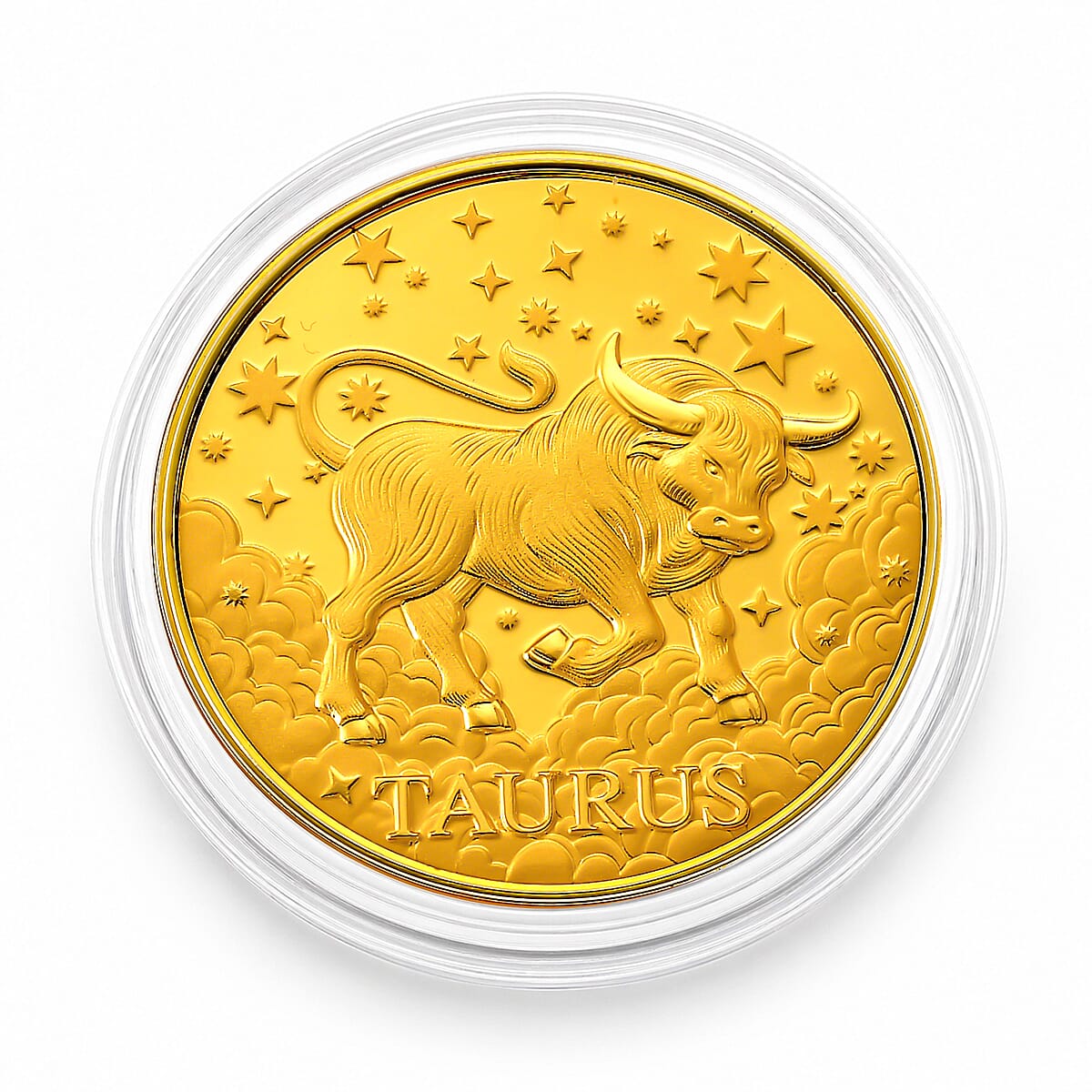 Celestial Zodiac Collection - Taurus 24k Gold Coin Collectibles