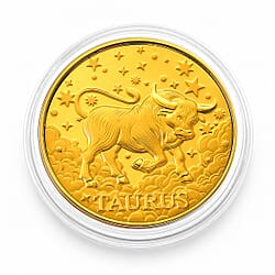 Celestial Zodiac Collection - Aquarius 24k Gold Coin Collectibles