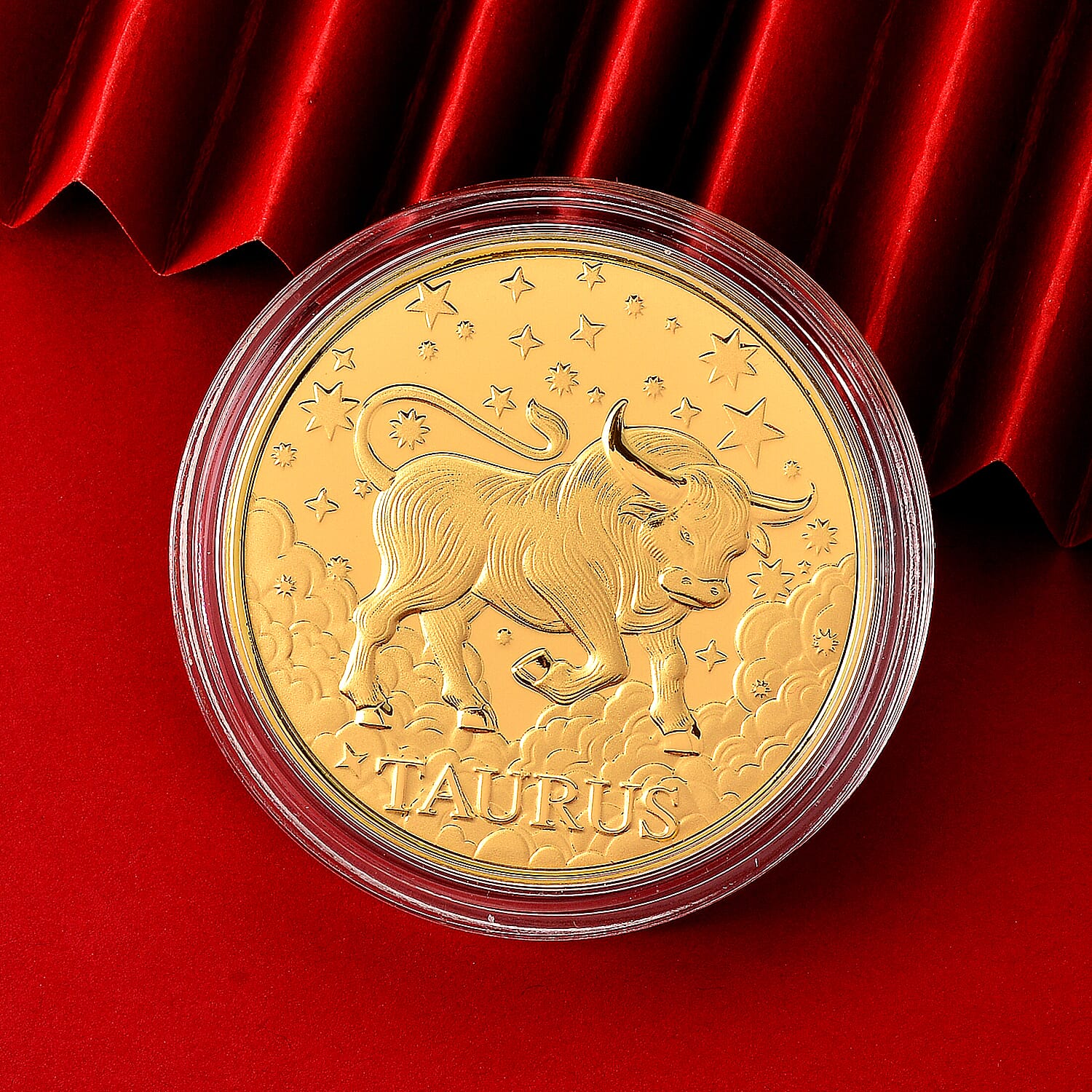 Celestial Zodiac Collection - Taurus 24k Gold Coin Collectibles