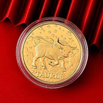 https://tjcuk.sirv.com/Products/85/4/8548667/Celestial-Zodiac-Collection-Taurus-24k-Gold-Coin-Collectibles_8548667_1.jpg?w=342&h=342