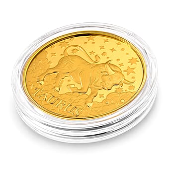 https://tjcuk.sirv.com/Products/85/4/8548667/Celestial-Zodiac-Collection-Taurus-24k-Gold-Coin-Collectibles_8548667_2.jpg?w=342&h=342