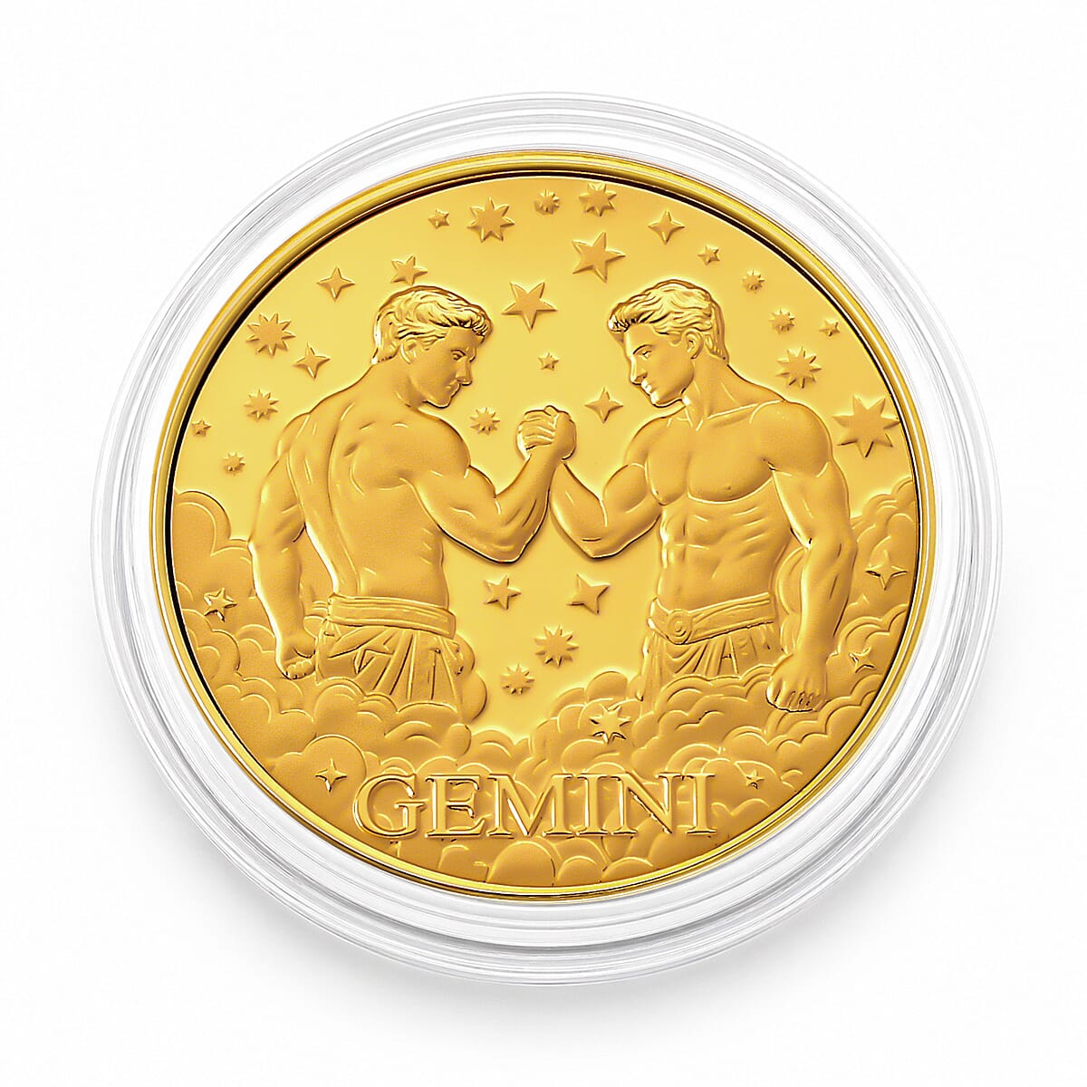 Celestial Zodiac Collection - Gemini 24k Gold Coin Collectibles