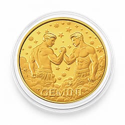 Celestial Zodiac Collection - Aquarius 24k Gold Coin Collectibles