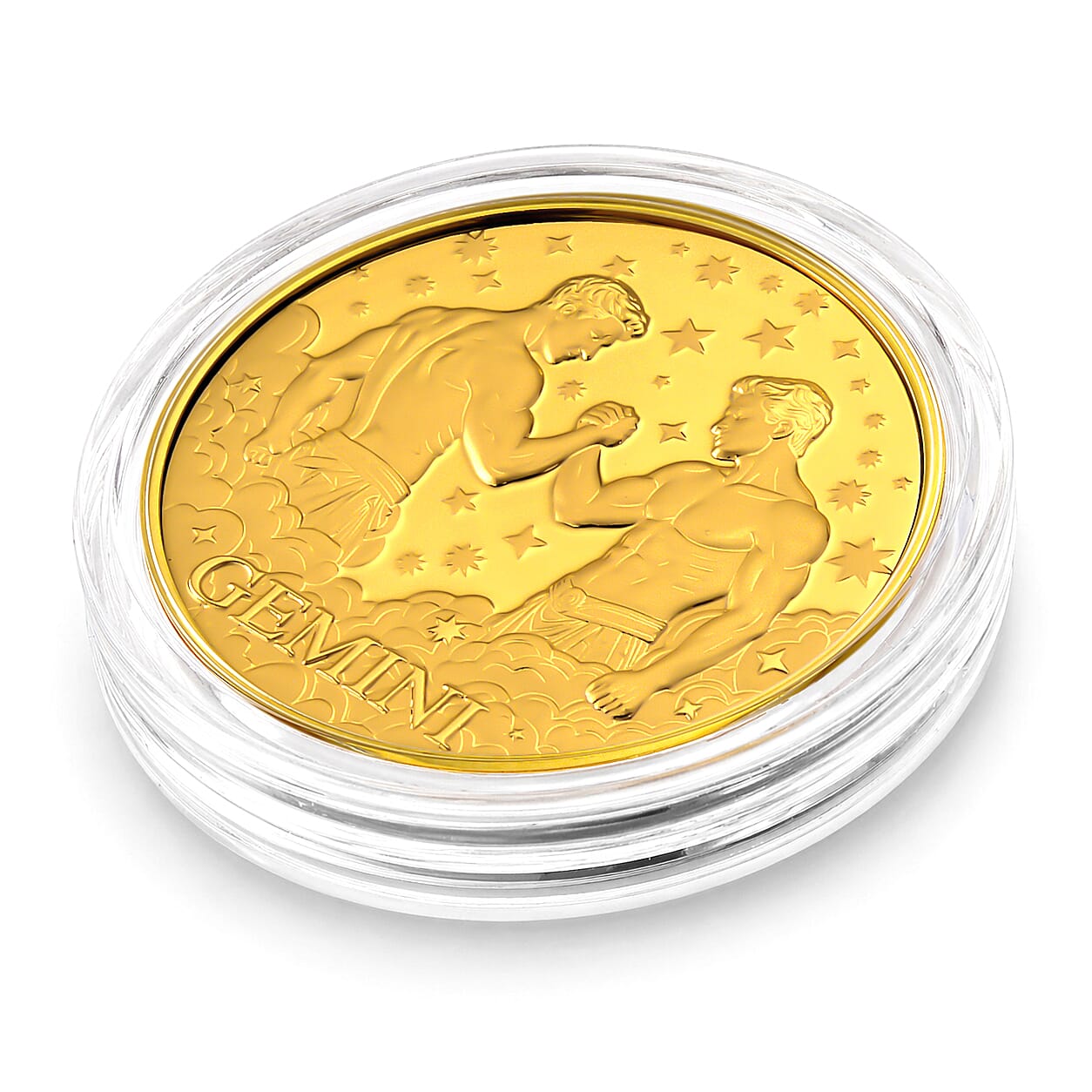 Celestial Zodiac Collection - Gemini 24k Gold Coin Collectibles
