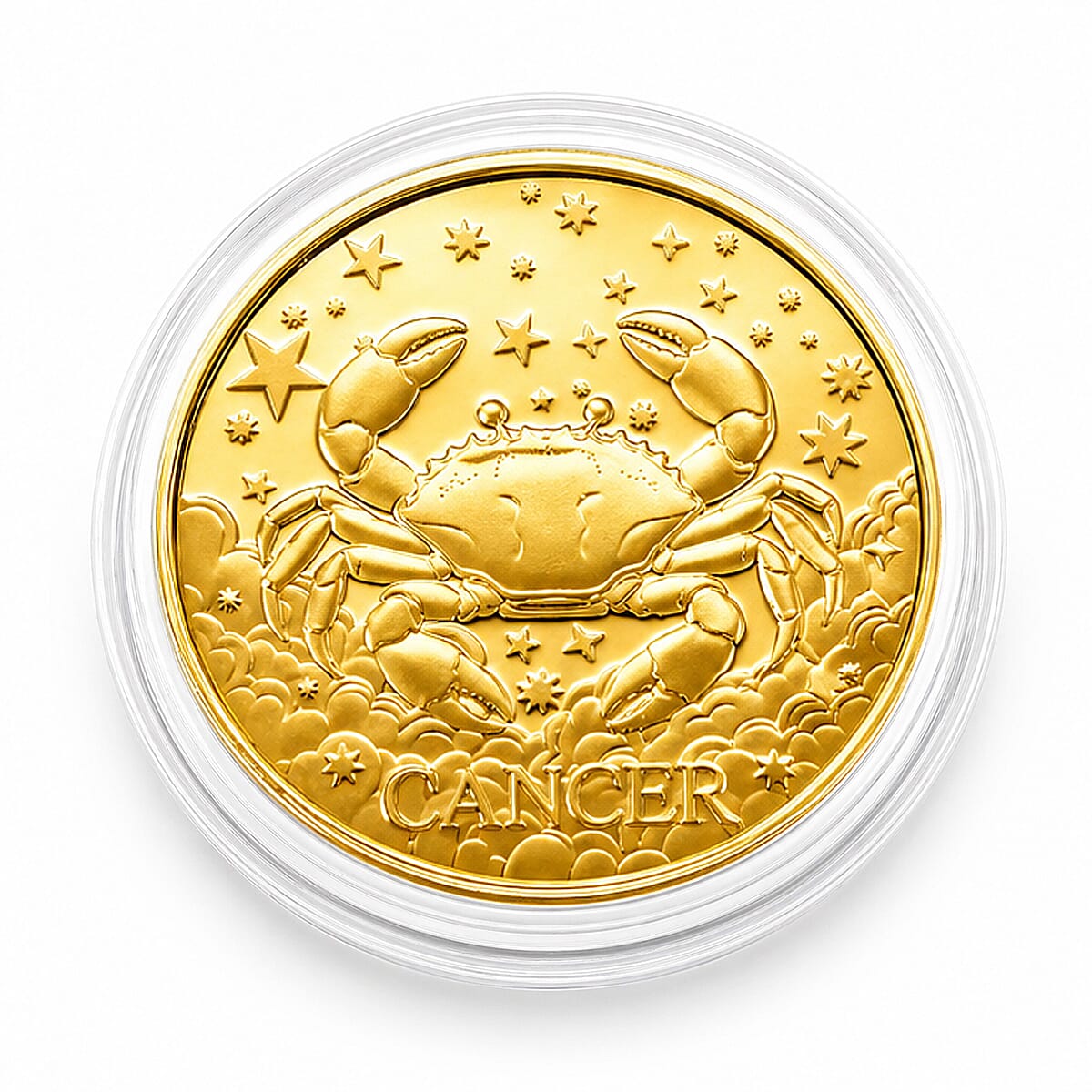 Celestial Zodiac Collection - Cancer 24k Gold Coin Collectibles