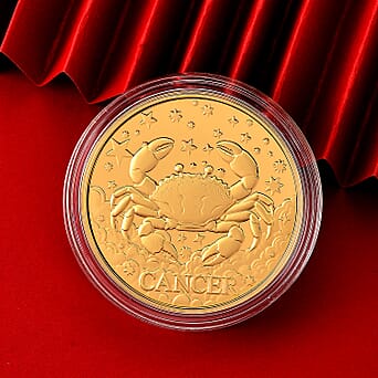 https://tjcuk.sirv.com/Products/85/4/8548674/Celestial-Zodiac-Collection-Cancer-24k-Gold-Coin-Collectibles_8548674_1.jpg?w=342&h=342
