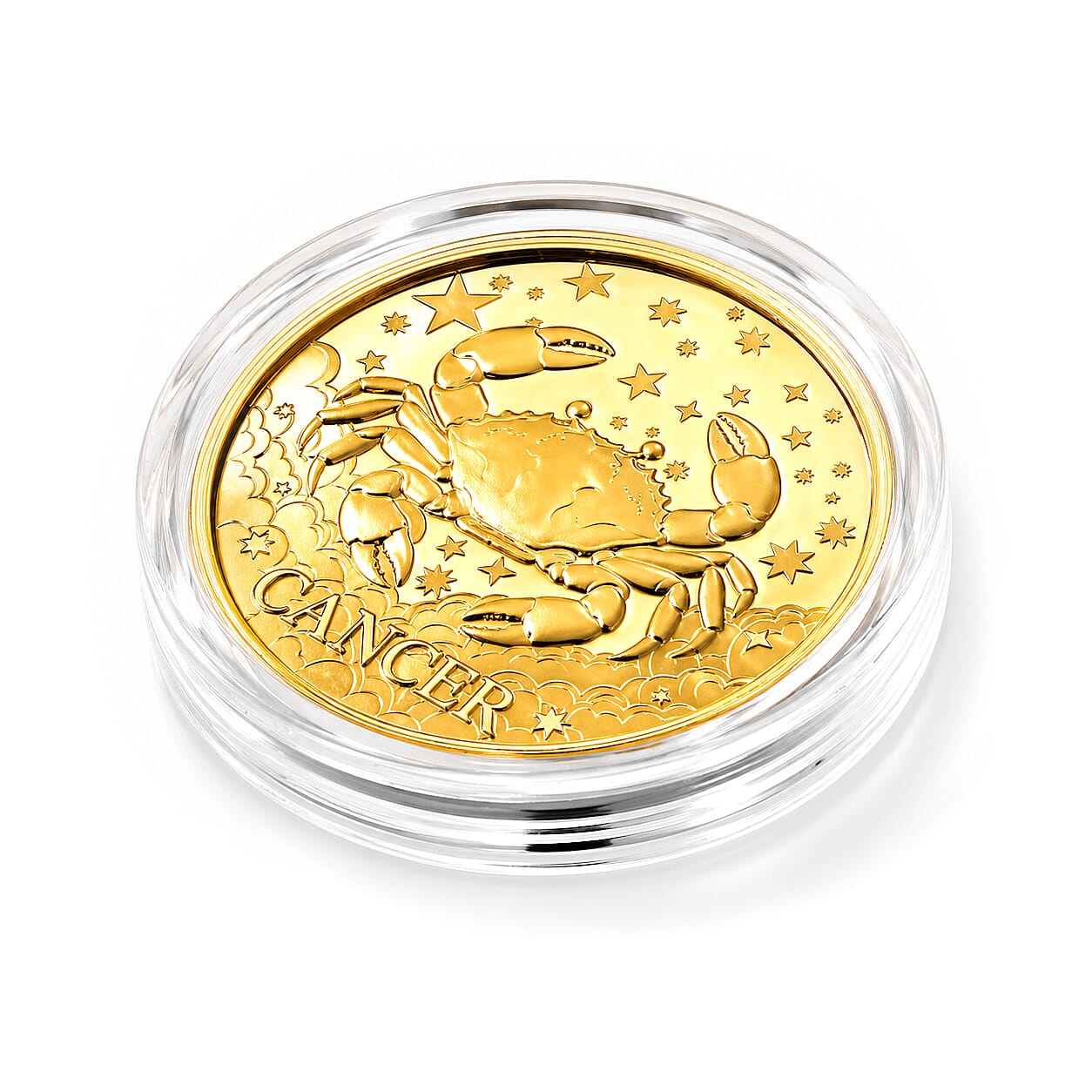 Celestial Zodiac Collection - Cancer 24k Gold Coin Collectibles