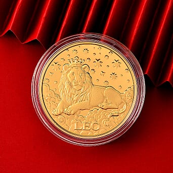 https://tjcuk.sirv.com/Products/85/4/8548675/Celestial-Zodiac-Collection-Lion-24k-Gold-Coin-Collectibles_8548675_1.jpg?w=342&h=342