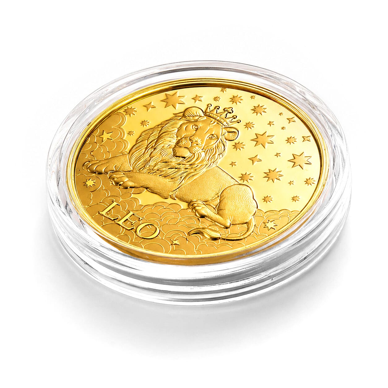 Celestial Zodiac Collection - Lion 24k Gold Coin Collectibles