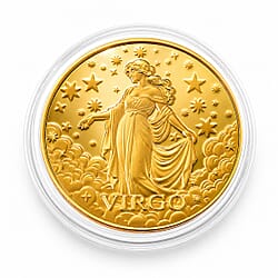 Celestial Zodiac Collection - Aquarius 24k Gold Coin Collectibles