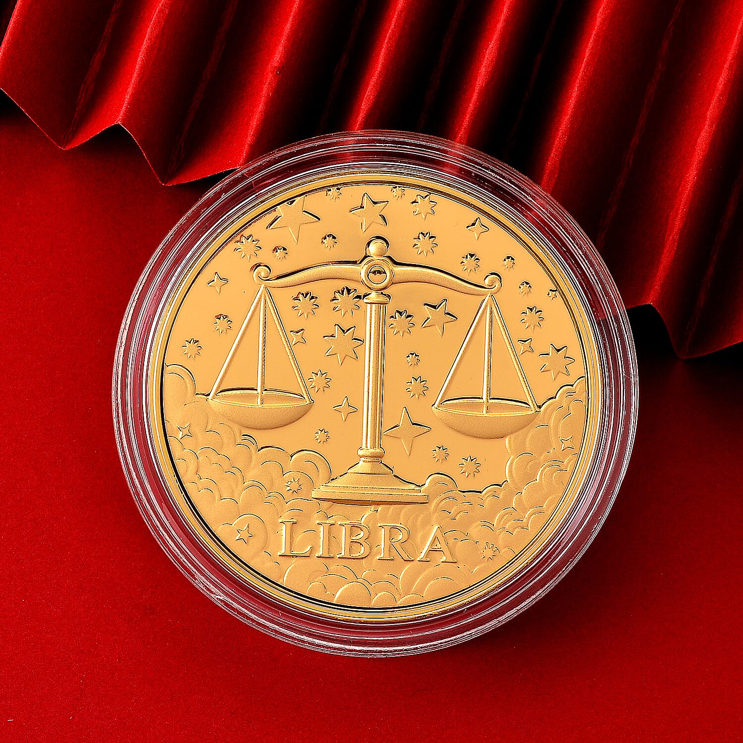 Celestial Zodiac Collection - Libra 24k Gold Coin Collectibles