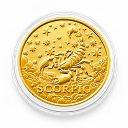 Celestial Zodiac Collection - Aquarius 24k Gold Coin Collectibles