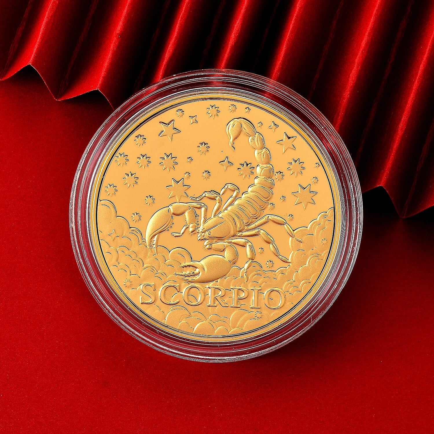 Celestial Zodiac Collection - Scorpio 24k Gold Coin Collectibles