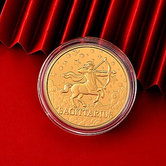 https://tjcuk.sirv.com/Products/85/4/8548679/Celestial-Zodiac-Collection-Sagittarius-24k-Gold-Coin-Collectibles_8548679_1.jpg?w=342&h=342