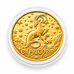 Celestial Zodiac Collection - Aquarius 24k Gold Coin Collectibles
