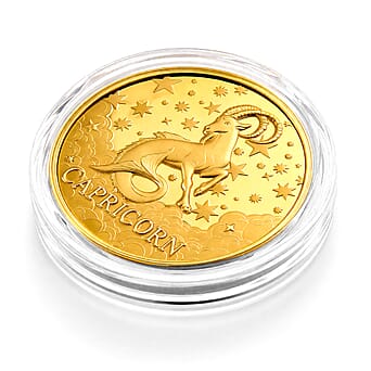 https://tjcuk.sirv.com/Products/85/4/8548680/Celestial-Zodiac-Collection-Capricorn-24k-Gold-Coin-Collectibles_8548680_2.jpg?w=342&h=342