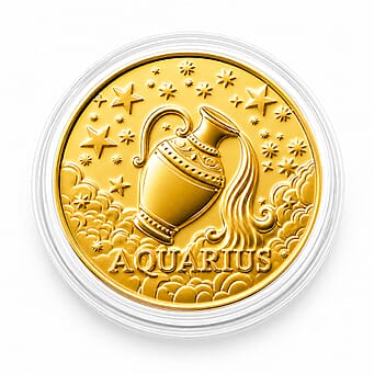 https://tjcuk.sirv.com/Products/85/4/8548681/Celestial-Zodiac-Collection-Aquarius-24k-Gold-Coin-Collectibles_8548681.jpg?w=342&h=342