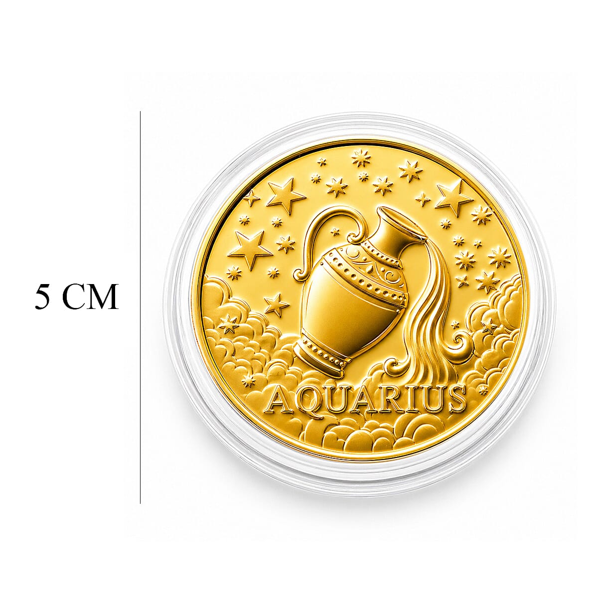 Celestial Zodiac Collection - Aquarius 24k Gold Coin Collectibles