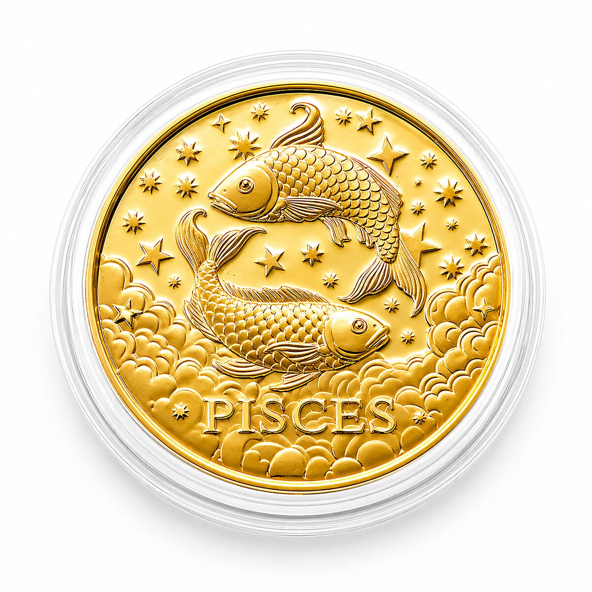 Celestial Zodiac Collection - Pisces 24k Gold Coin Collectibles