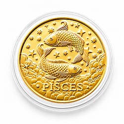 Celestial Zodiac Collection - Aquarius 24k Gold Coin Collectibles