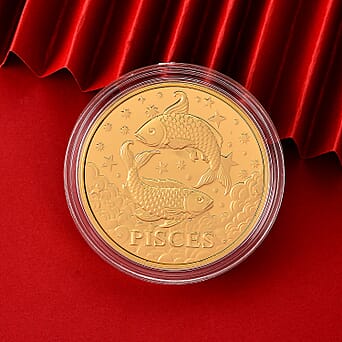 https://tjcuk.sirv.com/Products/85/4/8548682/Celestial-Zodiac-Collection-Pisces-24k-Gold-Coin-Collectibles_8548682_1.jpg?w=342&h=342