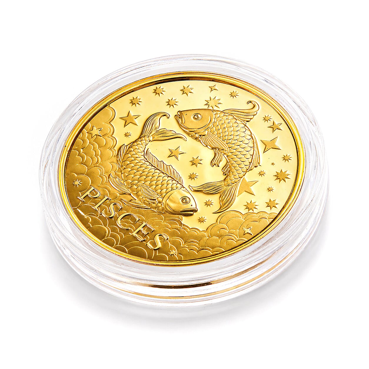 Celestial Zodiac Collection - Pisces 24k Gold Coin Collectibles