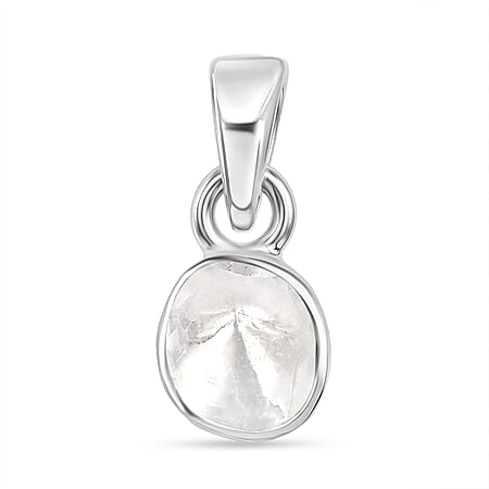Luxuriant - Lab Grown Diamond Pendant in Rhodium Overlay Sterling Silver 0.20 Ct.