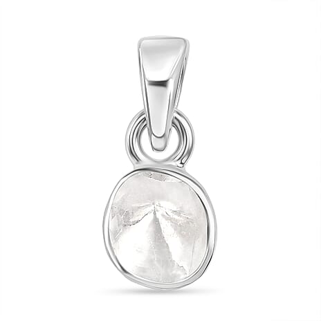 Luxuriant - Lab Grown Diamond Pendant in Rhodium Overlay Sterling Silver 0.20 Ct.