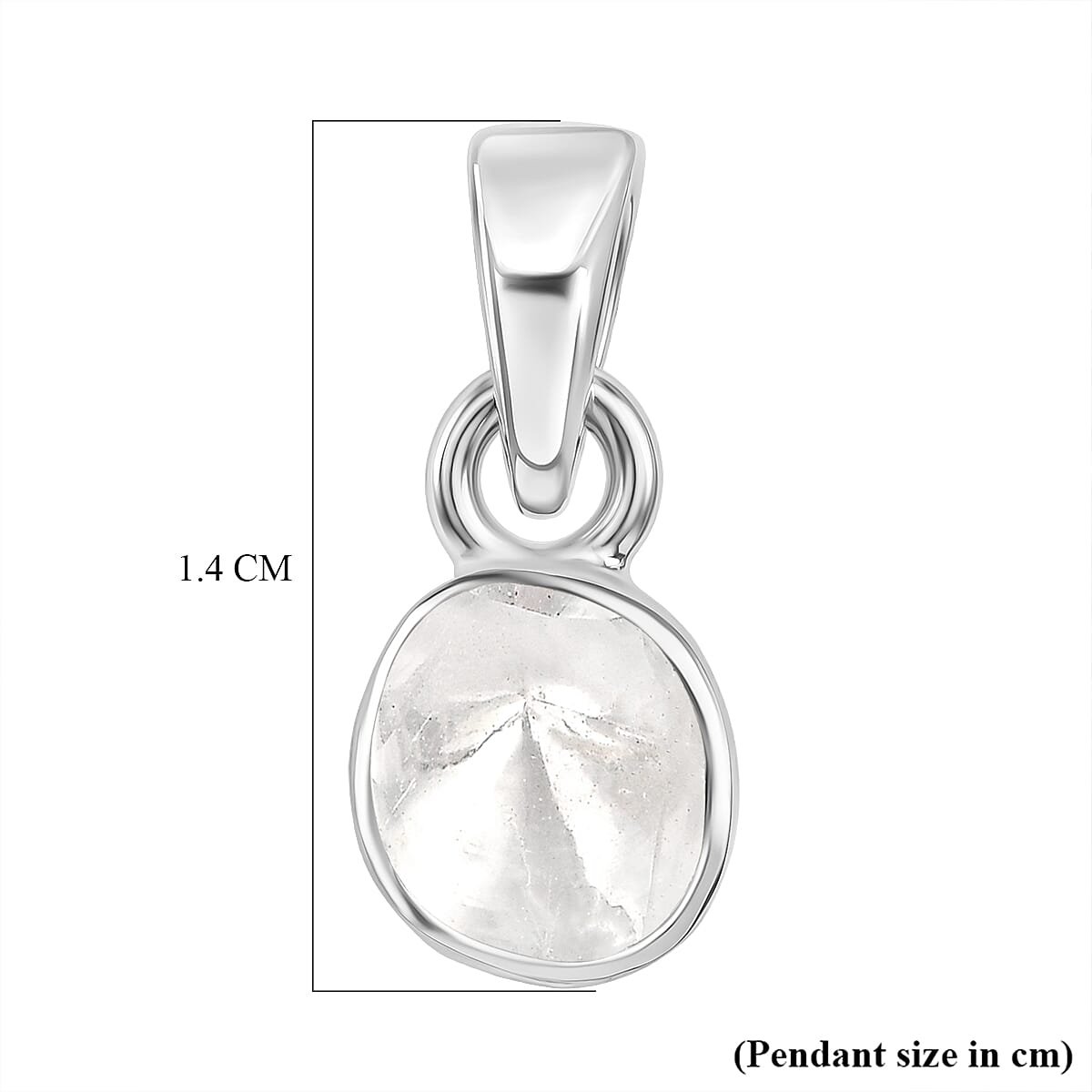 Luxuriant - Lab Grown Diamond Pendant in Rhodium Overlay Sterling Silver 0.20 Ct.