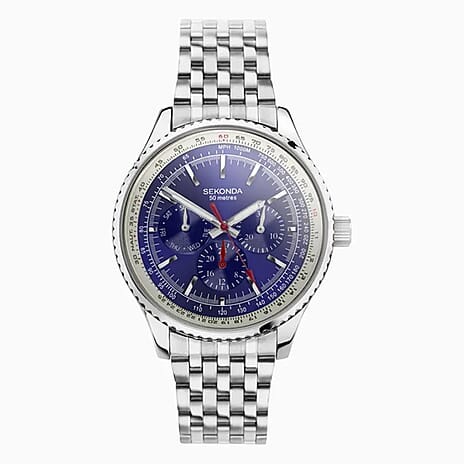 Sekonda Quartz Mens Watch in Stainless Steel - Silver