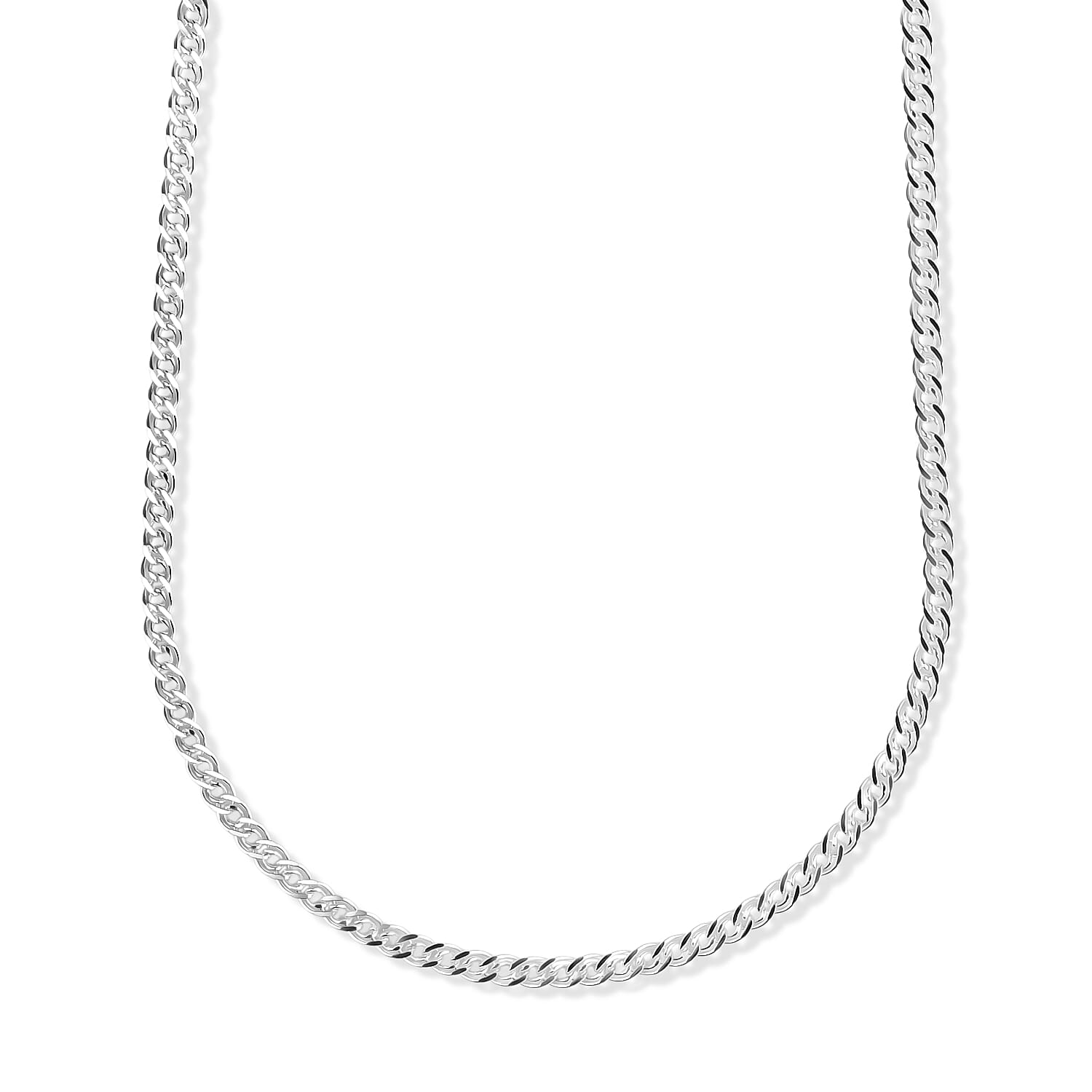Sterling Silver Nonna Chain (Size - 20) with Lobster Clasp, 8.56 Gms.