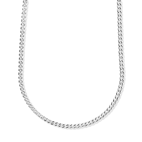 Sterling Silver Nonna Chain (Size - 20) with Lobster Clasp, 8.56 Gms.