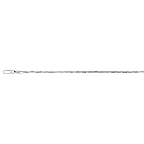 Sterling Silver Paper Chain (Size - 20) with Lobster Clasp, Silver Wt. 10.20 Gms