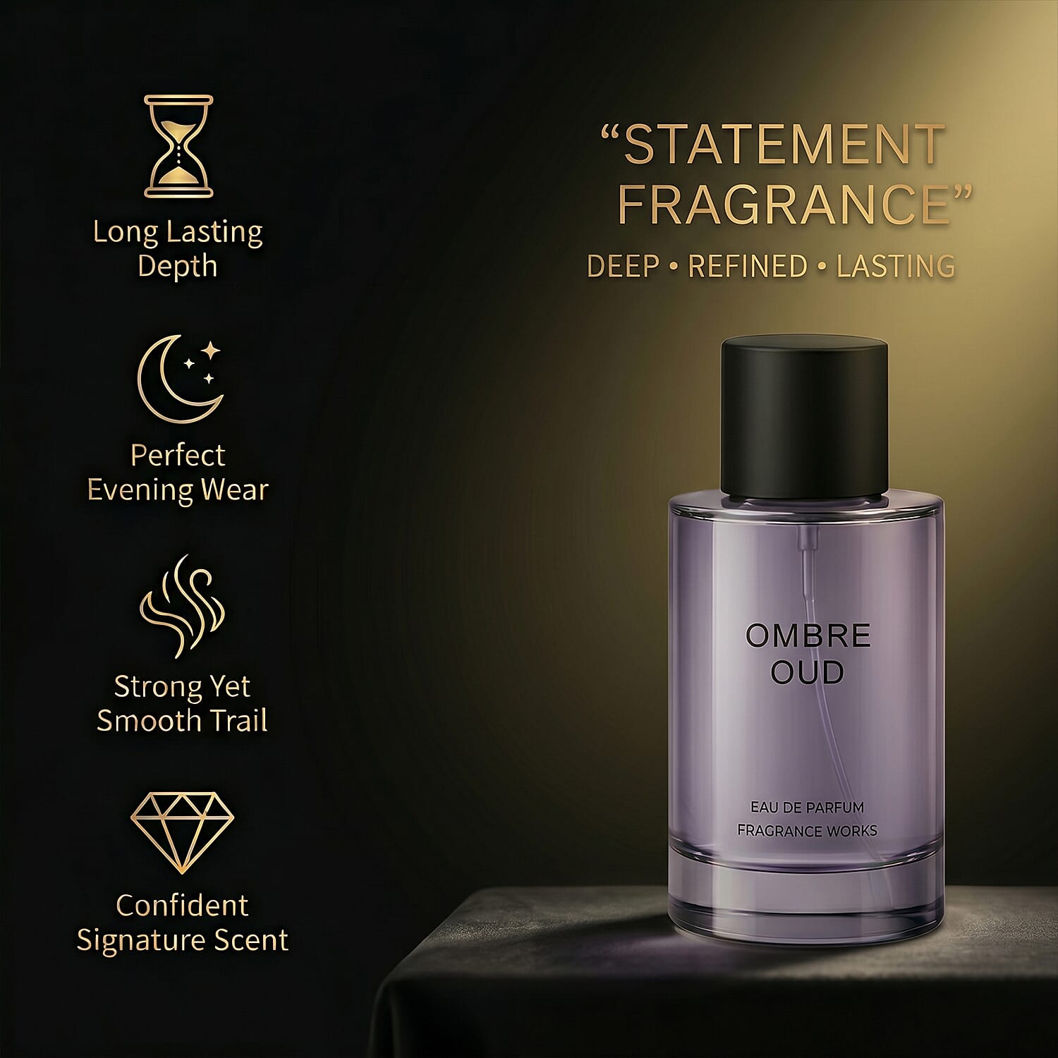 Fragrance Works Ombre Oud EDP - 100ml