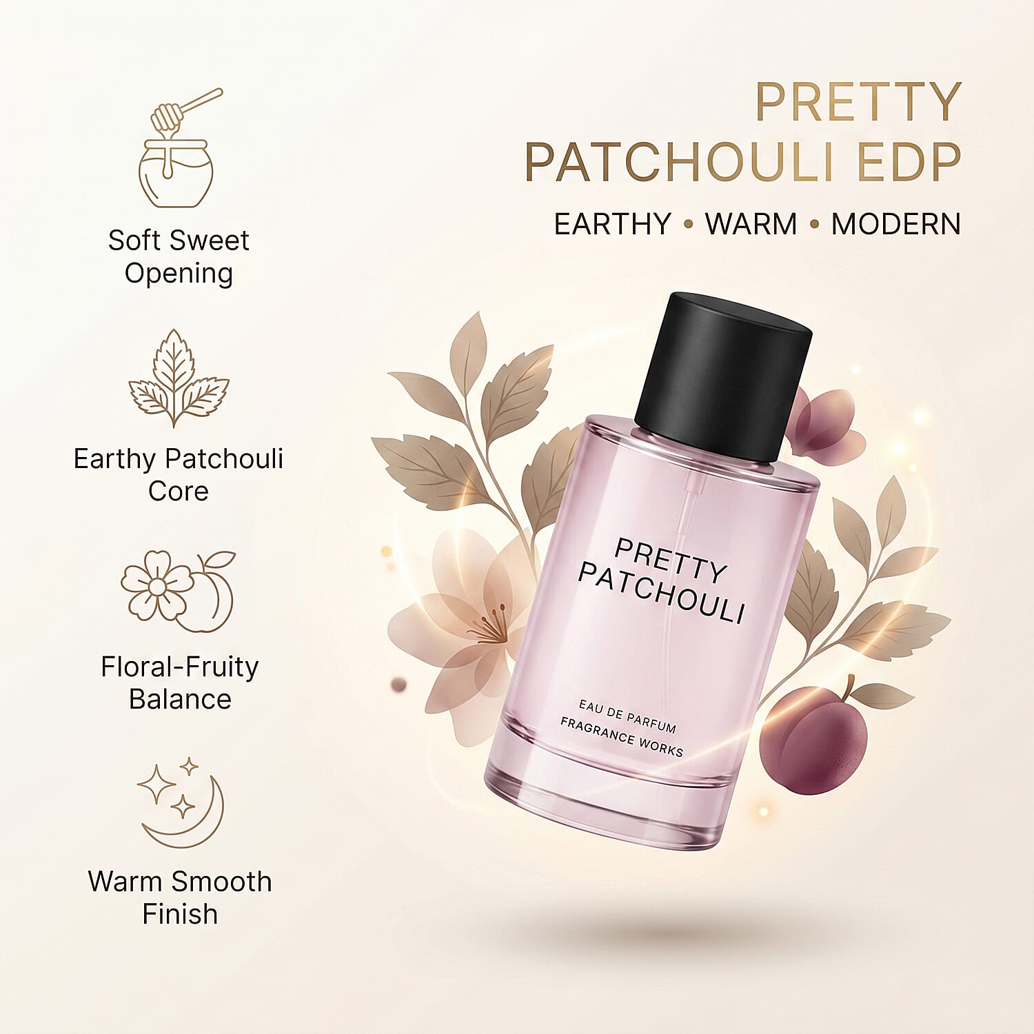 Fragrance Works Pretty Patchouli EDP - 100ml